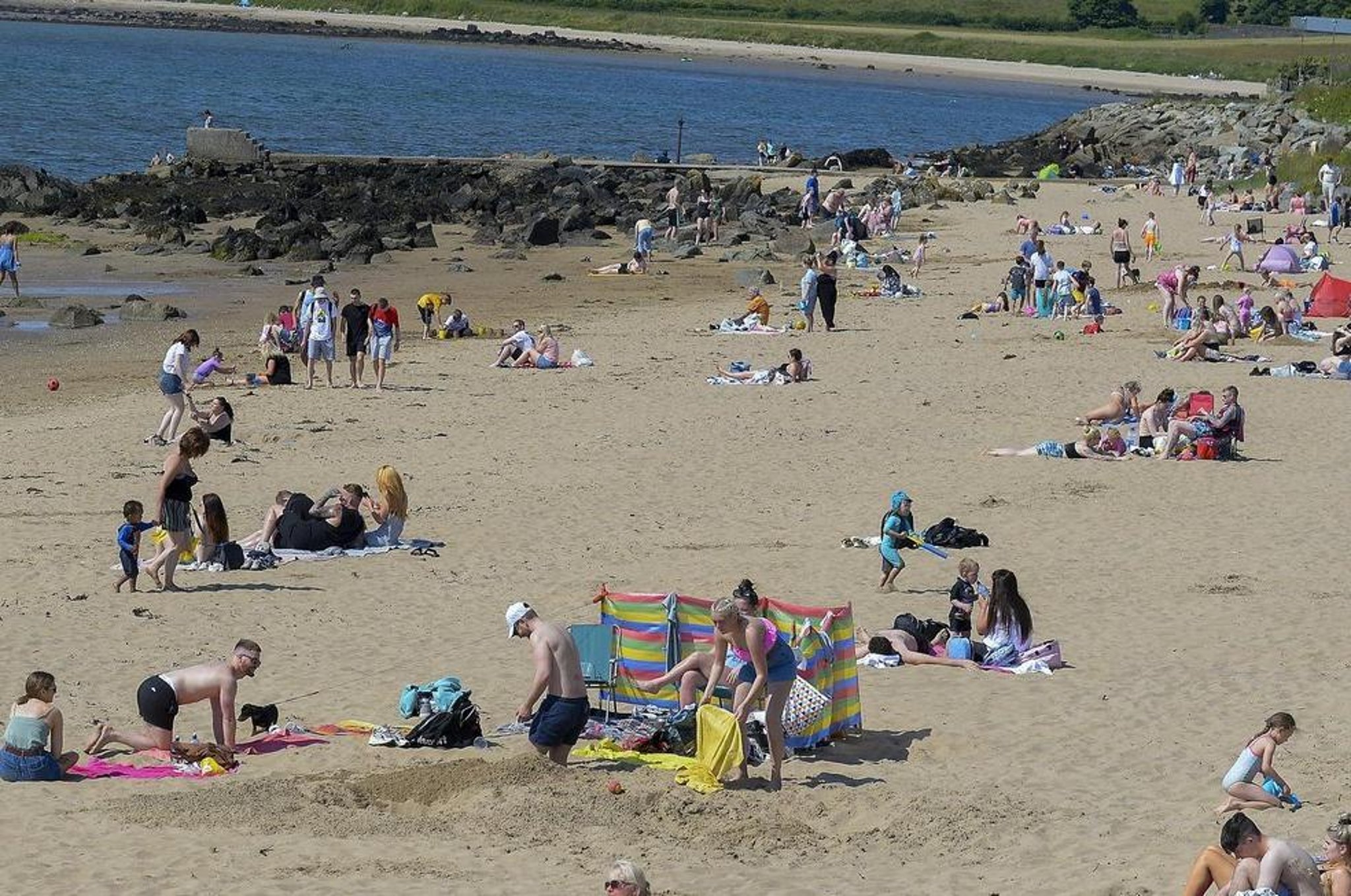 Front shore, Lady's Bay, in Buncrana, one of two beaches deemed 'poor' - Derry Journal