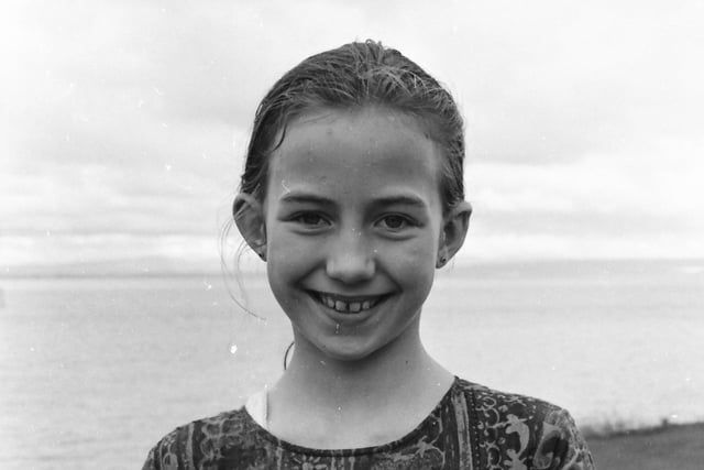 Karen Lindsay, Iskaheen, winner of the Most Promising Work in Open Verse Speaking (U-10) at the Moville Feis.