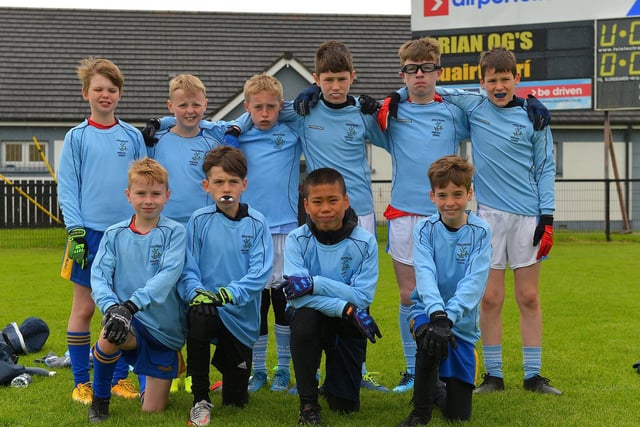 Hollybush Primary School ‘B’ team won the Steelstown Primary Schools Cup Shield, at Páirc Brid recently