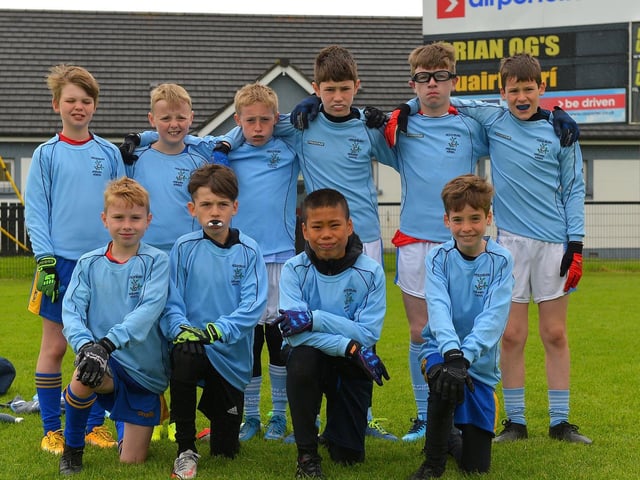 Hollybush Primary School ‘B’ team won the Steelstown Primary Schools Cup Shield, at Páirc Brid recently