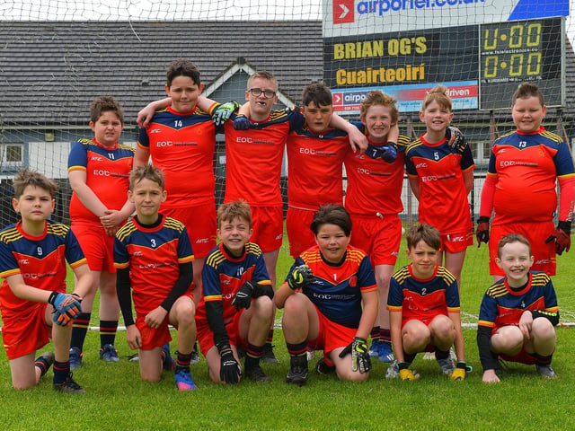 Steelstown Primary School took part in the recent Steelstown Primary  Schools Cup, at Páirc Brid.