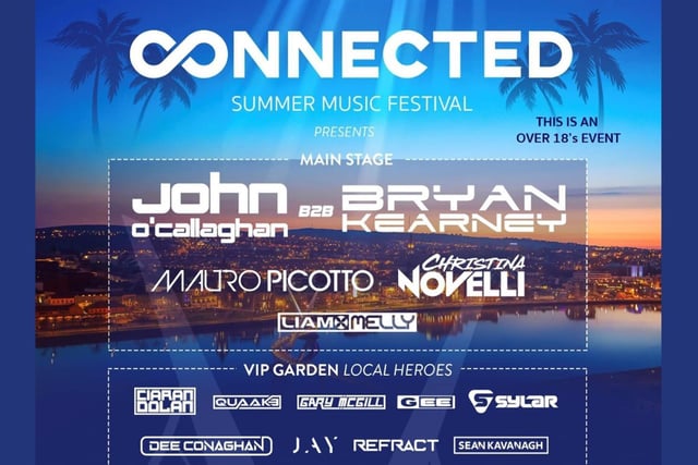 Connected Summer Music Festival at Ebrington Square. Visit Ebrington Square this June for the Connected Summer Music Festival, featuring John O Callaghan B2B Bryan Kearney, Mauro Picotto, Christina Novelli, liam Melly plus local heroes.