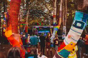 The Wooly Woodland stage at Stendhal