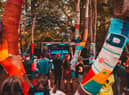 The Wooly Woodland stage at Stendhal