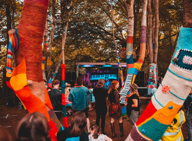 The Wooly Woodland stage at Stendhal