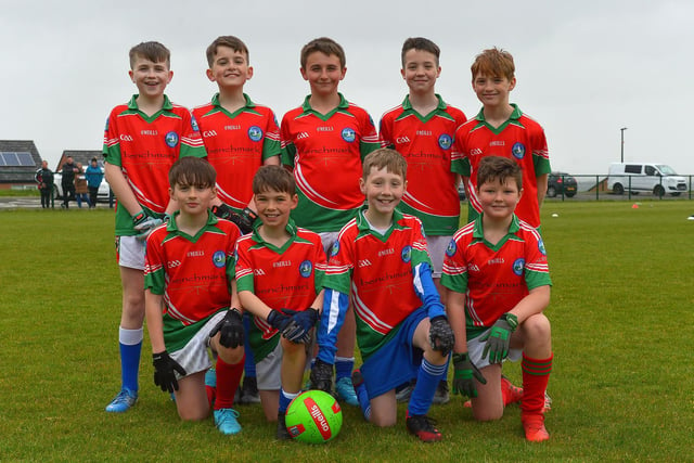 Sacred Heart PS ‘A’ team took part in the recent Doire Trasna Schools Cup competition. Picture George Sweeney.