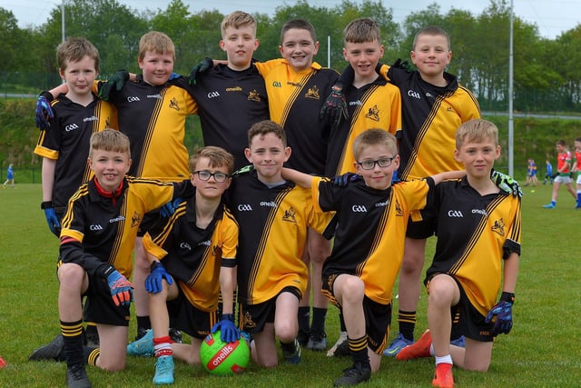 Glendermott PS pictured at the recent Doire Trasna Schools Cup competition. Picture George Sweeney.