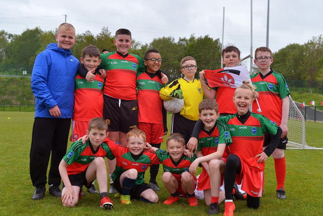 Chapel Road PS took part in the recent Doire Trasna Schools Cup competition. Picture by George Sweeney.