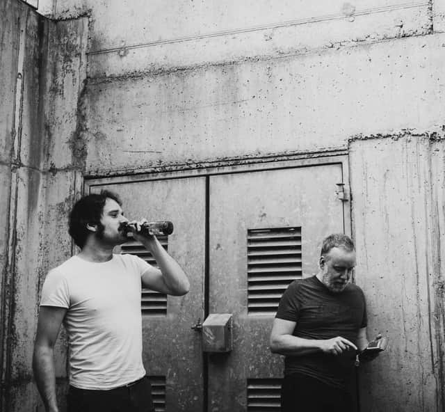 Chris McConaghy and Adam Leonard from Invaderband. Photo by Lisa Byrne.