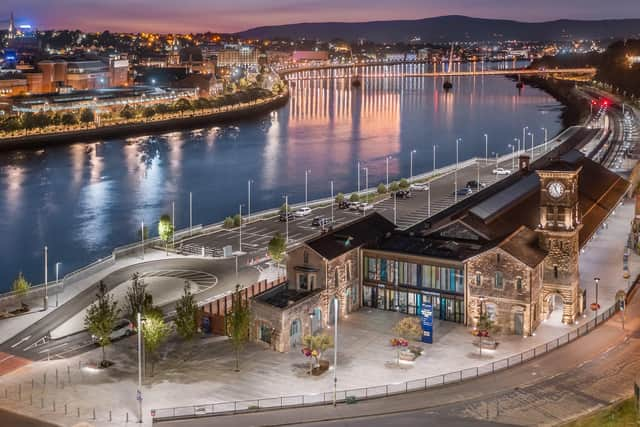 Derry's transport hub in the Waterside.