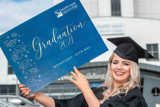 Bronagh Parke will be one of more than 800 students to be acknowledged as Graduates from the College's Class of 2021. The graduation ceremony, which will be streamed live on YouTube, takes place at the Millennium Forum on May 25 at 12 p.m.