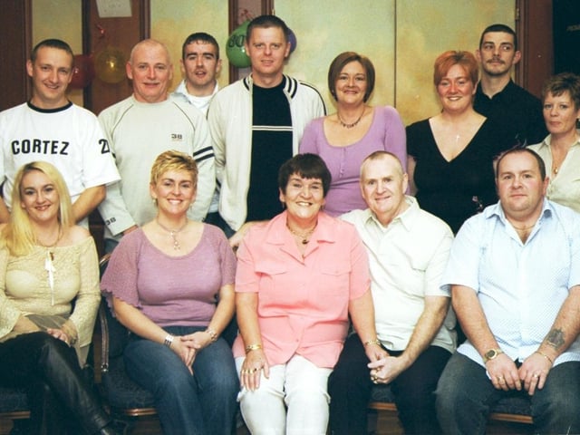 John McCourt celebrates his 60th birthday with family.
