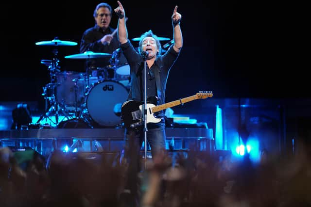 Bruce Springsteen on stage in Belfast's Odyssey Arena as he took to the stage with the E Street Band on a previous tour. Picture Charles McQuillan/Pacemaker.