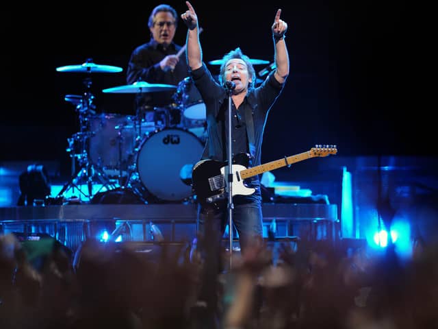 Bruce Springsteen on stage in Belfast's Odyssey Arena as he took to the stage with the E Street Band on a previous tour. Picture Charles McQuillan/Pacemaker.
