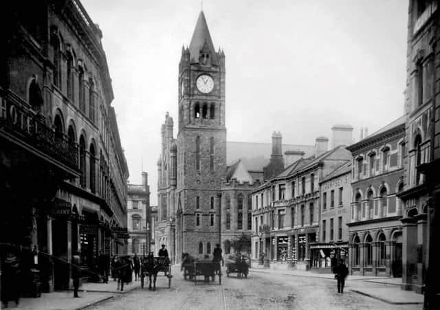 Derry's city centre in the 1920s.