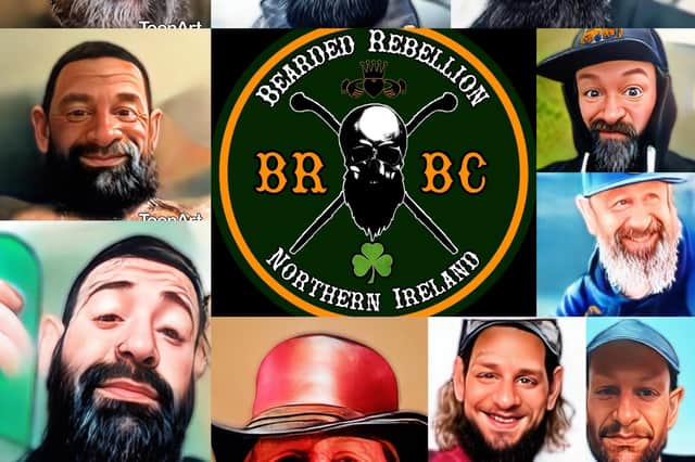 Members of the Bearded Rebellion NI chapter