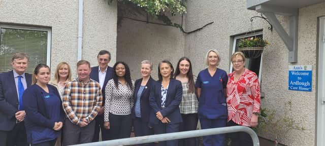 The Nursing and Midwifery Council visiting Ardlough Care Home during their visit to the north. The Council are in Derry for their bi-monthly meeting and to visit health and social care facilities in the area.