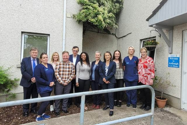 The Nursing and Midwifery Council visiting Ardlough Care Home during their visit to the north. The Council are in Derry for their bi-monthly meeting and to visit health and social care facilities in the area.