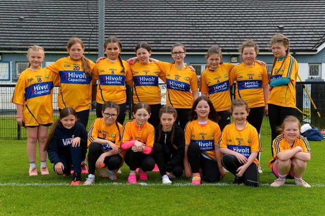 St Paul’s PS took part in the recent Steelstown Primary Schools Girls Cup, at Páirc Brid. DER2220GS-035 Picture by George Sweeney