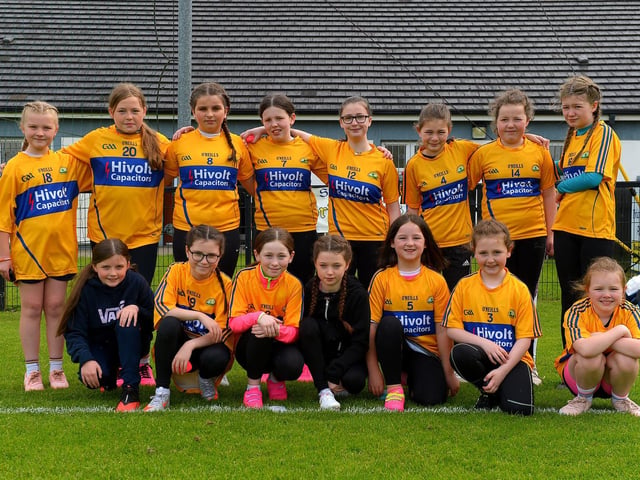 St Paul’s PS took part in the recent Steelstown Primary Schools Girls Cup, at Páirc Brid. DER2220GS-035 Picture by George Sweeney
