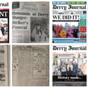 Some of the front pages from 1772 to 2022.