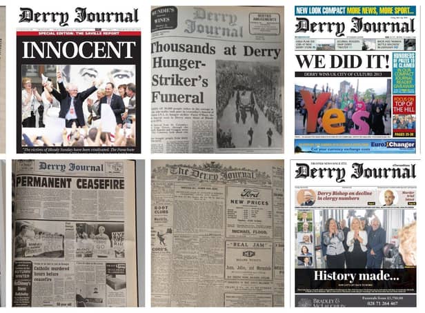 Some of the front pages from 1772 to 2022.