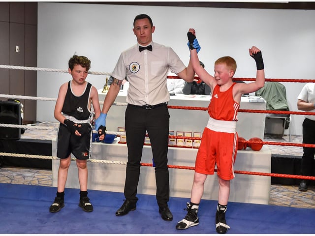 Josh Cairns ,Oakleaf takes the decision over Skerries Mc Dermott (Special 1 35kg)