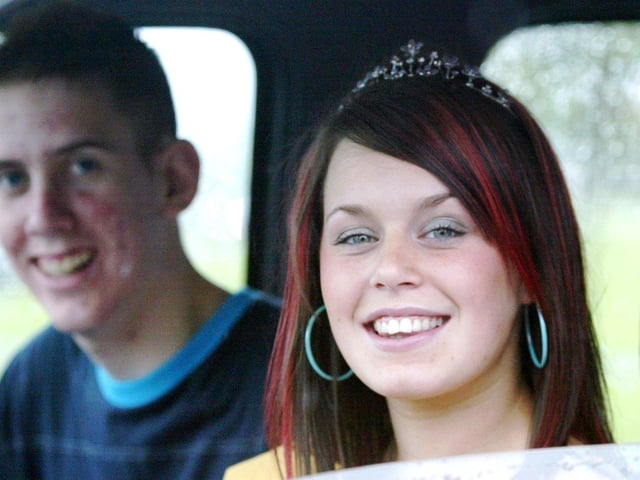 Festival Queen Shakira Kivlehan and Michael Doherty at the festival parade.