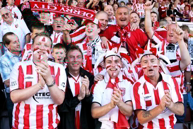 Derry City FC fans.