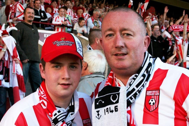 Derry City FC fans.