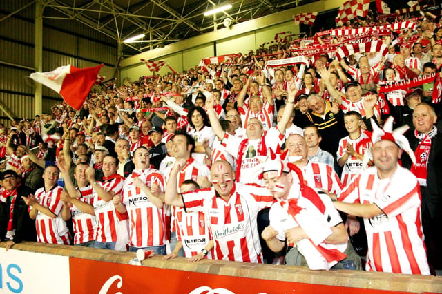 Derry City FC fans.