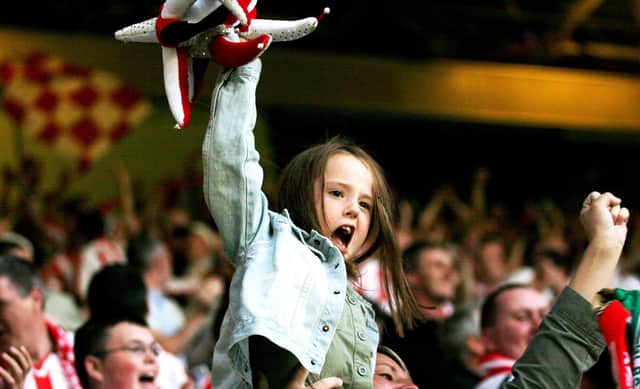 Derry City FC fans.