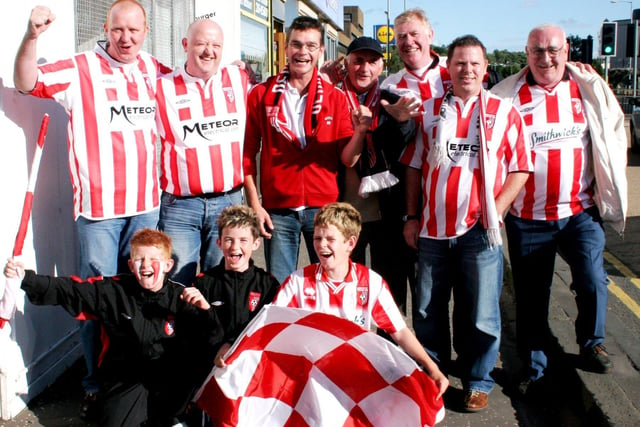 Derry City FC fans.