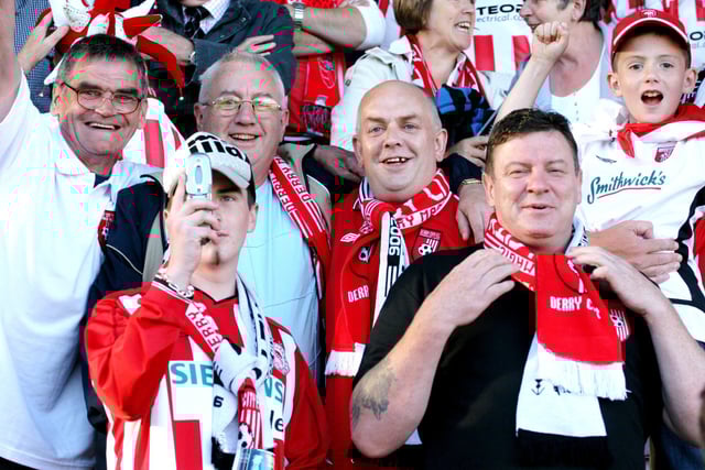 Derry City FC fans.