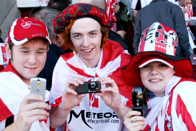 Derry City FC fans.