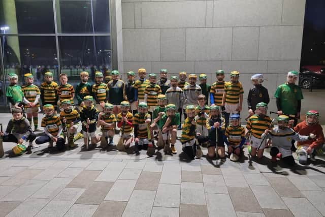 Some of the young hurlers from Blackrock who will be taking part in the inaugural Sean Mellon Under 11.5 Hurling Festival.