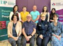 Front Row: Denise Mc Cool, Inishowen Development Partnership; John Doherty, Colgan
Community &amp; Resource Centre; Alison Mc Laughlin, Donegal Volunteers Centre; Helen Nolan,
Spraoi agus Spórt; Back Row: Aine Mc Laughlin, Inishowen Development Partnership; Sandra
Leeper, Colgan Community &amp; Resource Centre; Philip Mc Laughlin, Carndonagh GAA Club &amp;
Barrack Hill Town Park, &amp; the Christmas Tree Committee; Rachel Grant, Inishowen Development
Partnership; Ailish Tully, 8 th Donegal Scouts Carndonagh &amp; St Patricks GNS Carndonagh.