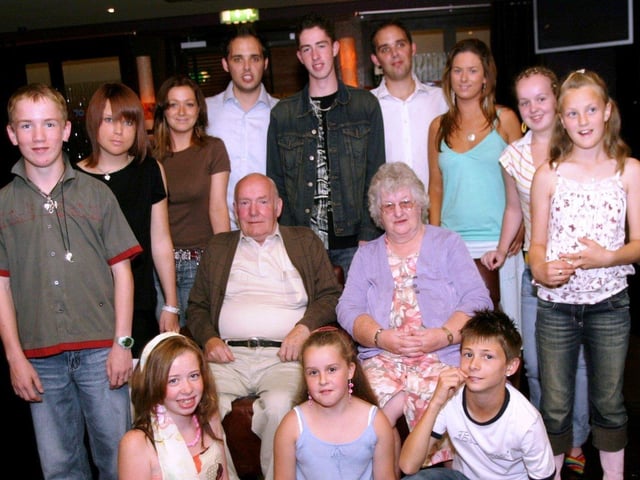 Brendan Harkin enjoying his 70th birthday with family.