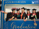 Cara Biggs, Shantelle Kealey, Niamh Oâ€TMKane, Aisha Proctor and Laura Bradley  celebrate their graduation from NWRC with a BTEC Level 5 HND Early Childhood Education And Care.