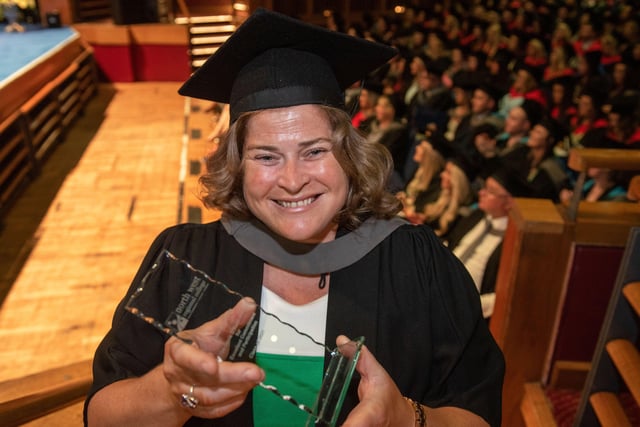 Ceara Glackin was awarded The Lucia OKane Award for Excellent Commitment and Participation on Full-Time Access Health & Welfare at North West Regional Collegeâ€TMs Graduation Ceremony.