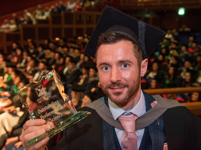Stephen Barr received the Part -Time Access Diploma in Science Award For Academic Excellence at North West Regional Collegeâ€TMs Graduation Ceremony.