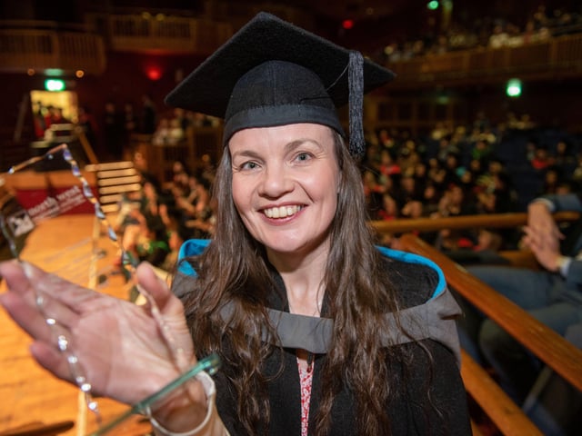 Eloise Spence received the award for the Highest Marks on the Part-time Access Diploma in Combined Studies Award at North West Regional Collegeâ€TMs Graduation Ceremony.