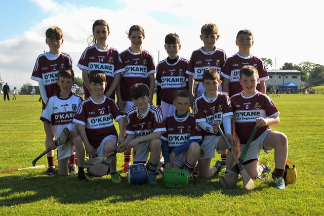 Banagher pictured at Páirc Na Magha during the Seán Mellon Hurling Festival on Saturday morning last. Photo: George Sweeney.  DER2223GS – 125