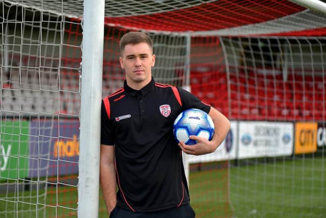 Derry City's No.1 Brian Maher has been in a terrific form for both club and country.