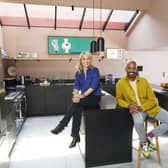 Sarah Beeney and Damion Burrows