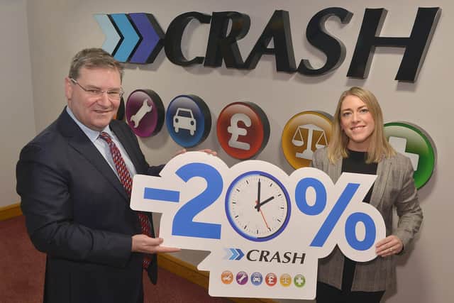 Launching the four day in 2020 (from left to right)  are Jonathan McKeown, CEO and Michelle Murphy, HR & Operations Manager at Crash.