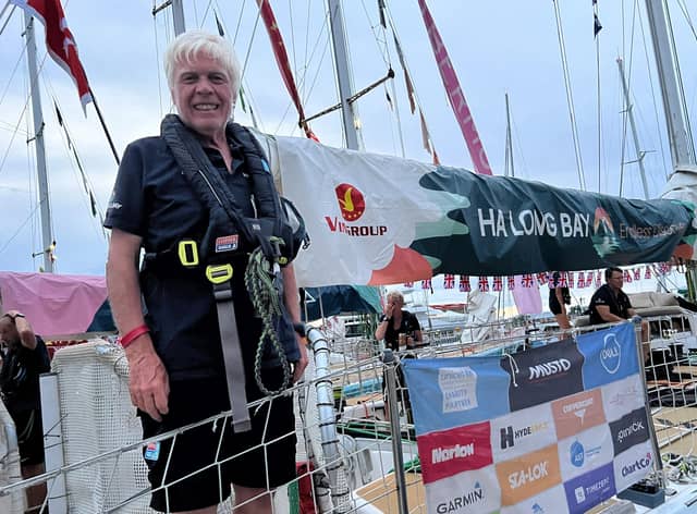 Gerard Doherty who is sailing around the world on the Ha Long Bay boat in the Clipper race.
