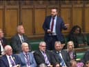 Colum Eastwood in the House of Commons today.