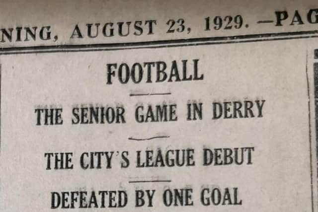 Derry City's league debut in the Irish League ended in a narrow defeat to Glentoran.