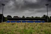 Pictured in 2020 the main stand at Institute’s old Riverside Stadium ground. Picture by JPJPhotography